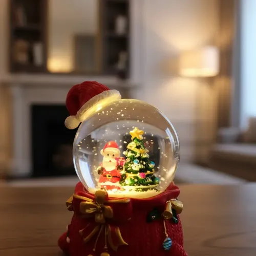 Bola Led Cristal Navidad