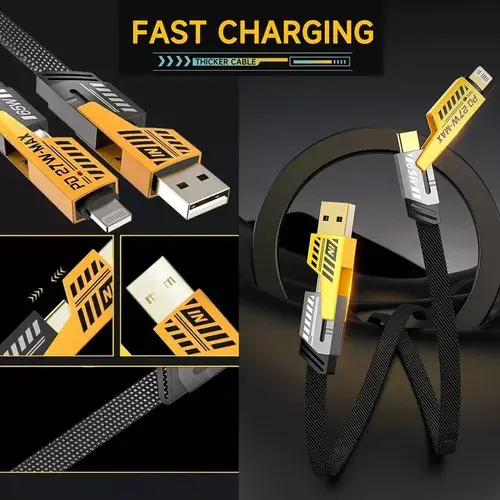 Cable USB Carga Rápida 4 en 1
