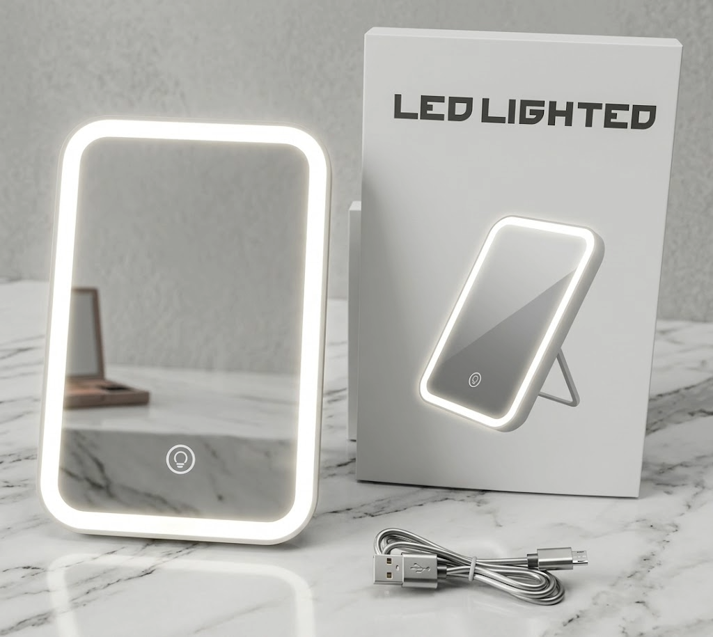Espejo LED USB 3 Tonos