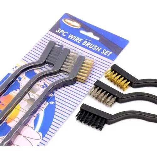Kit Cepillos 3PCS Acero Inoxidable