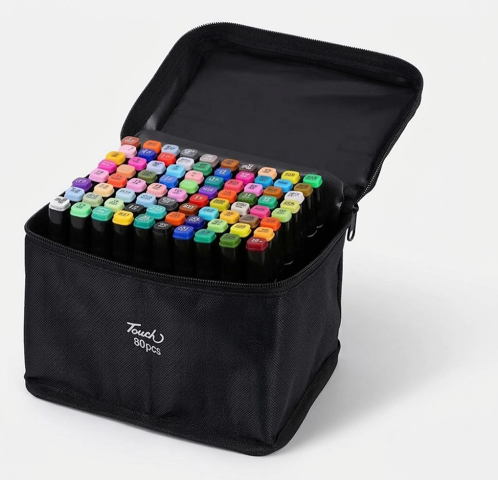 Marcadores Doble Punta x80 pcs