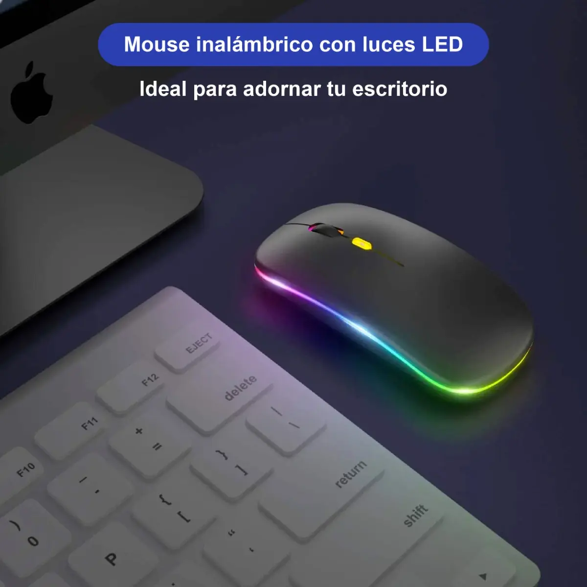 Mouse Bluetooth Inalámbrico RGB